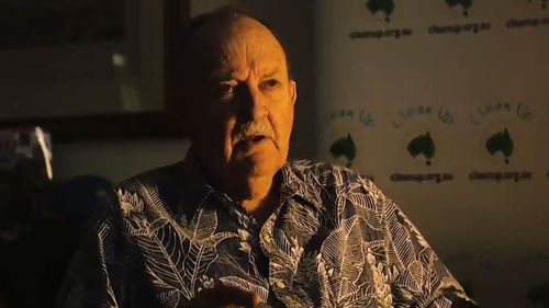 Clean Up Australia Day founder Ian Kiernan appears as himself in the trailer. (ABC)