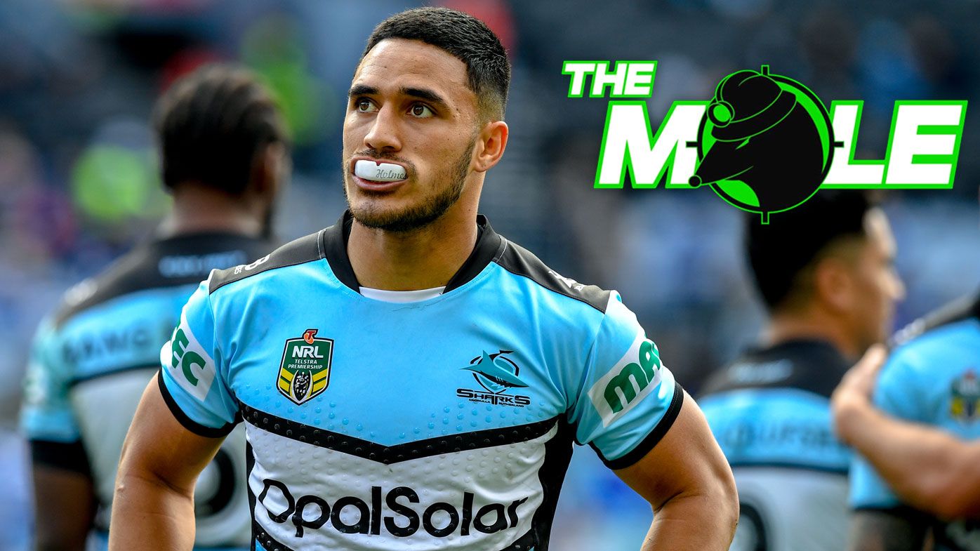 Cronulla Sharks fullback Valentine Holmes in line for shock swap deal with ex-NRL star Ben Barba: The Mole