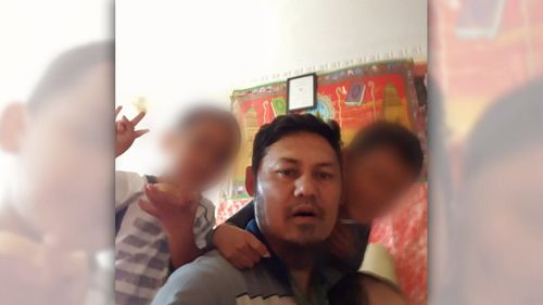 The Burmese refugee and father of five was struck from behind. Picture: 9NEWS