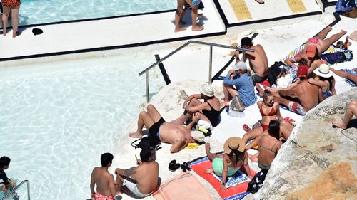 Sydneysiders are expected to flock to the city's beaches this afternoon, where temperatures could be as high as 37 degrees.