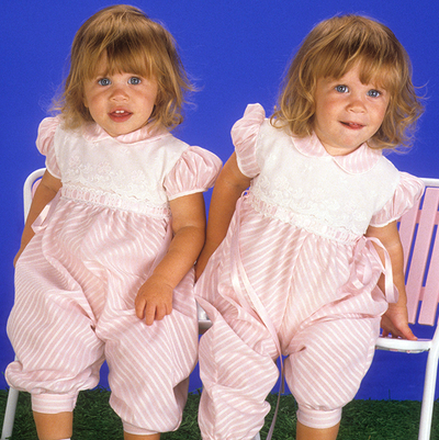 Mary-Kate and Ashley Olsen as Michelle Tanner: Then