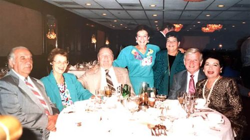 Ms Wesala, her late husband, and sisters Ms Southwick, Ms Cena, and Ms O'brien, and a late brother, Sam. (Janice Regis)