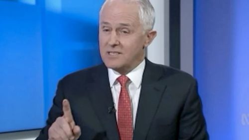 Prime Minister Malcolm Turnbull is interviewed by ABC 7.30's Leigh Sales. (Supplied)