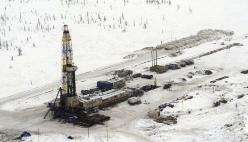 Rosneft oil rig in eastern Siberia
