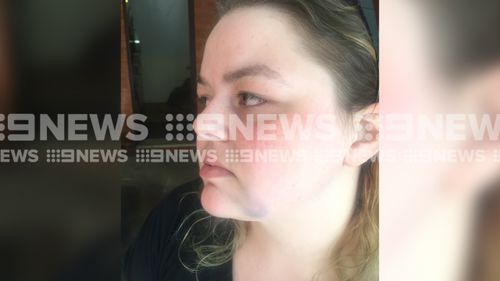 Ms Prekop was punched in the jaw by armed teens  who cornered her neighbour in her Lewisham garage. (9NEWS)
