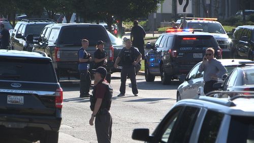 The man accused of the shooting rampage at The Capital newspaper in Maryland tried to mutilate his fingers before his arrest. Picture: AAP