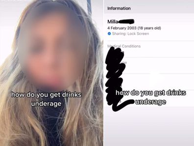 TikTok teen shares tip on how to buy drinks underage. 