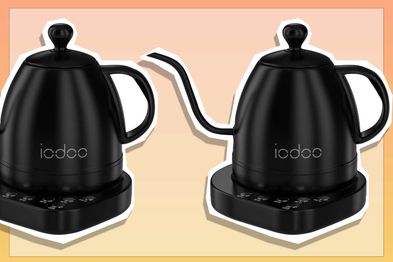 9PR: IODOO 1L Gooseneck Electric Tea Kettle Temperature Control.