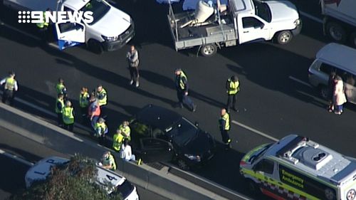 Police were called to the scene of the crash about 3:30pm. (9NEWS)