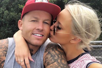 Susie Bradley and Todd Carney