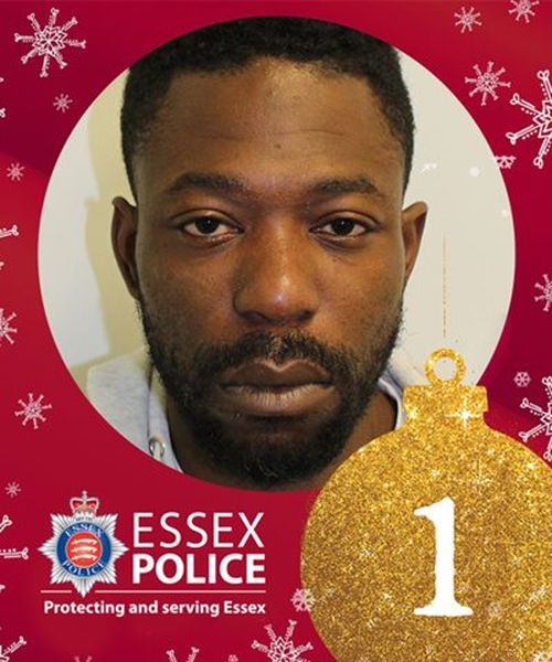 Tiras Downie, "Day One" of the unique advent calendar. (Essex Police)