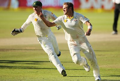 But it was Harris the match-winner, with a late burst giving Australia the win.