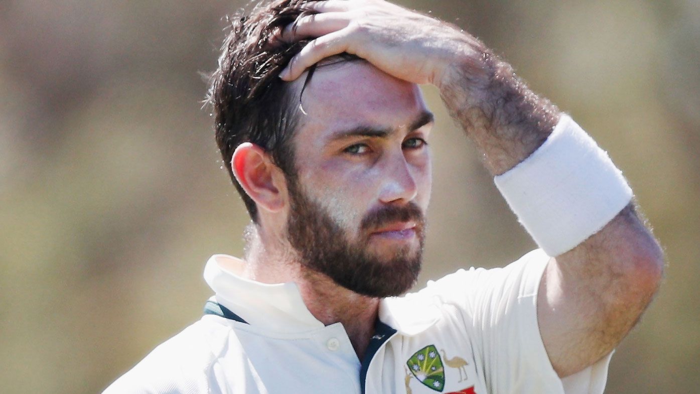 Glenn Maxwell pictured during his last Test match for Australia back in 2017