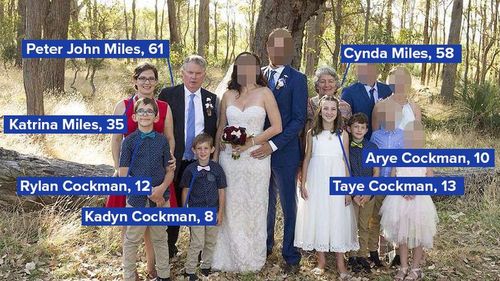 The seven people killed in the shootings.