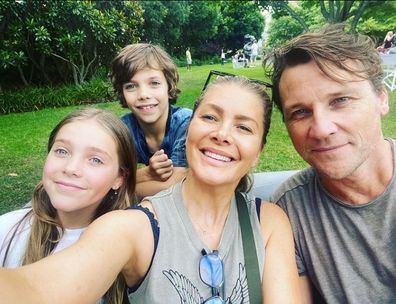 Natalie Bassingthwaighte family selfie