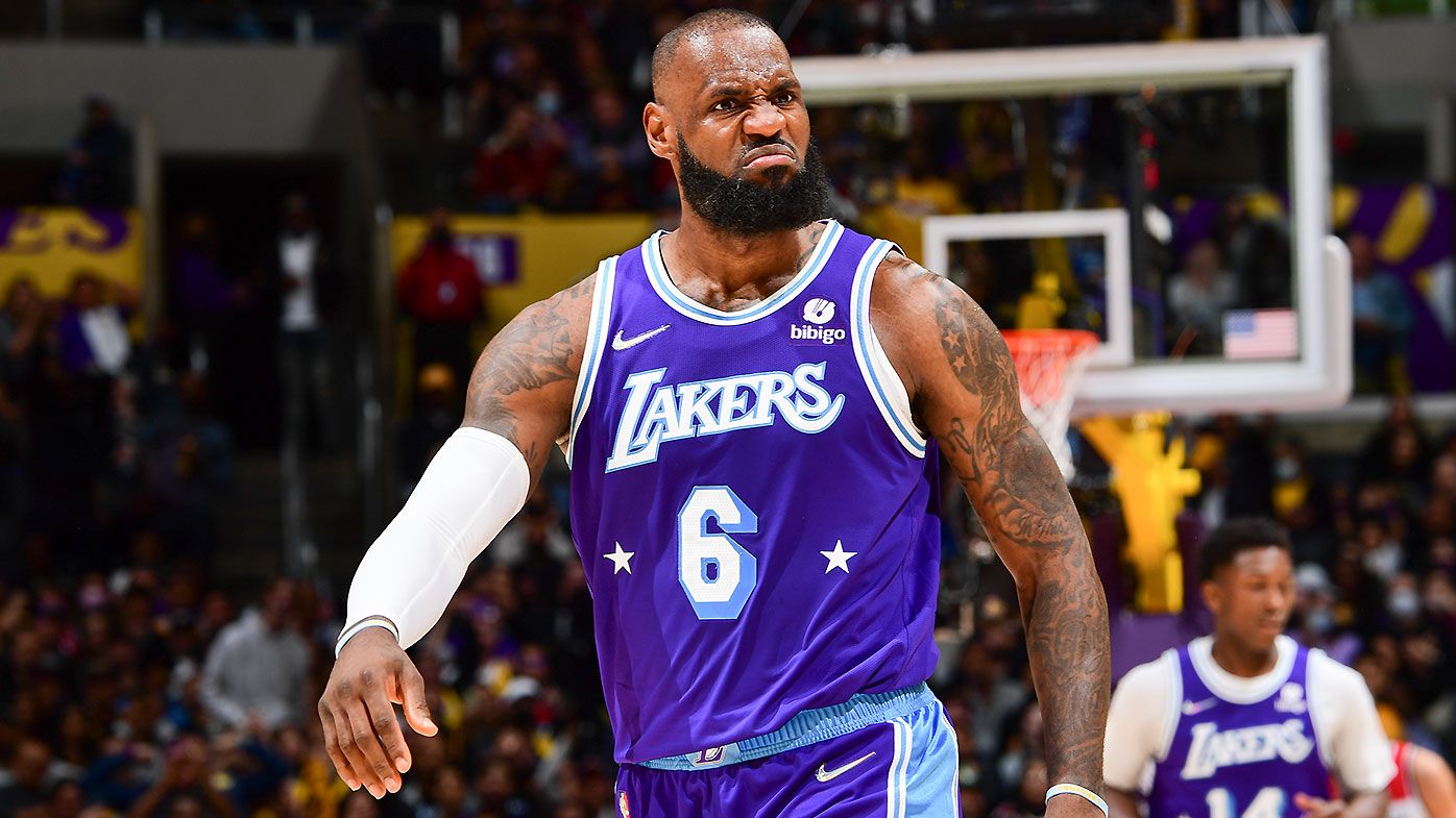 LeBron James 23 Lakers Jersey Purple