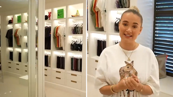 Molly-Mae gives fans a tour of her wardrobe filled with over £64k worth of  designer goods - months after SECOND burglary