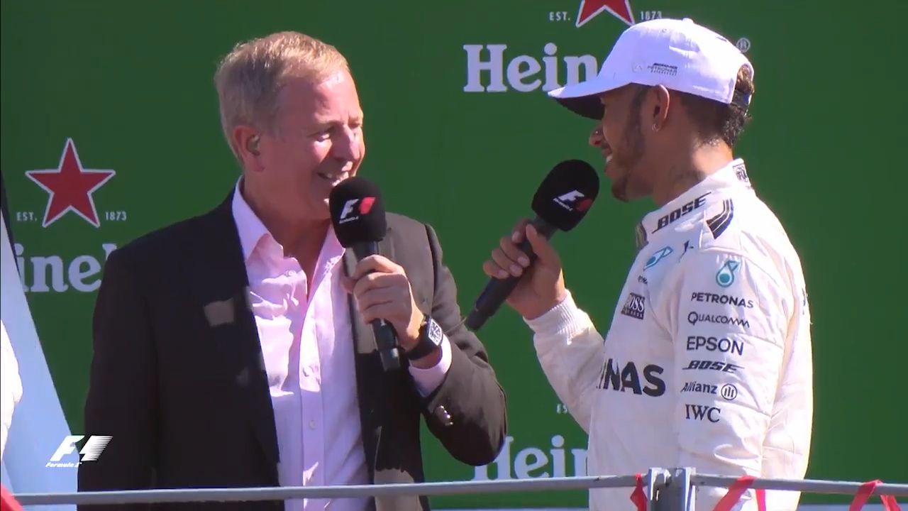 Hamilton booed by fans after F1 win