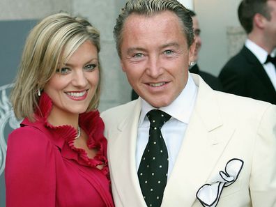 Michael Flatley and Niamh O'Brien at the Tenth Anniversary of Lord of The Dance on June 4, 2006 in Dublin, Ireland. (Photo by ShowBizIreland/Getty Images)