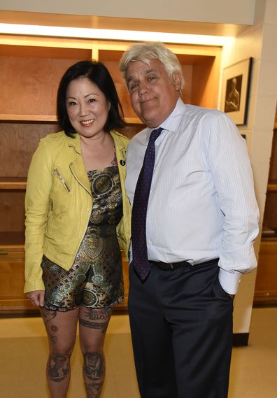 Margaret Cho and Jay Leno