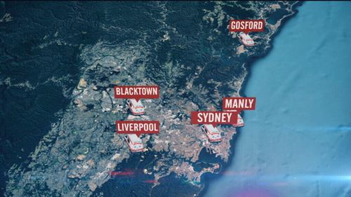 Blacktown, Gosford, Liverpool, Manly and the city are the five worst areas for violence against ambulance officers. (9NEWS)