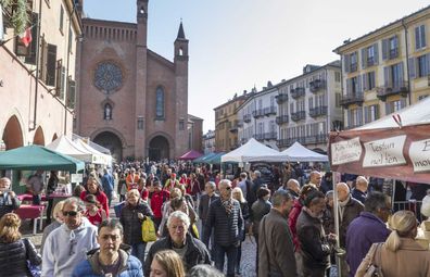 Alba white truffle fair, Italy