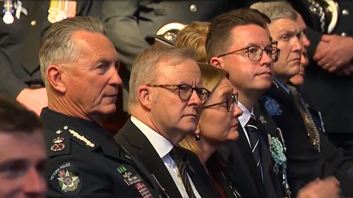 The brother of ï»¿Senior Constable Vadim de Waart-Hottart, who was killed in the line of duty, has remembered him as his own "superhero".