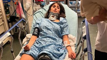 Nina Dobrev reveals she was hospitalised following a motorcycle. 