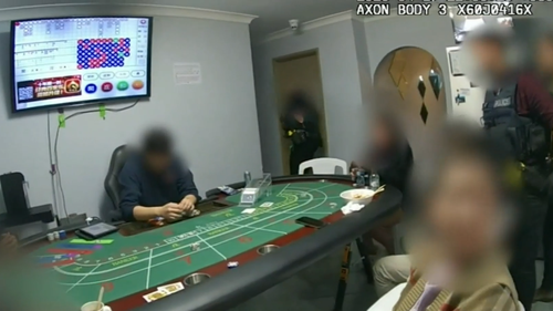 Alleged illegal gambling den raided in Perth 