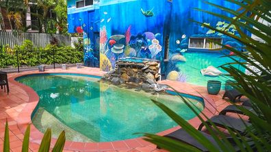Port Douglas Motel pool in Queensland