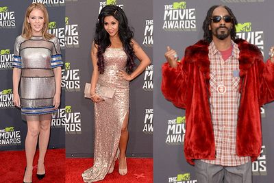 Hollywood’s hottest and brightest stars have come out in force for the 2013 MTV Movie Awards. <br/><br/>This year’s extravaganza features guest hosts such as Kim Kardashian, Zac Efron and Liam Hemsworth. <br/><br/>Check out our gallery of all the the glitz, glam and celebrity frocks from the red carpet.
