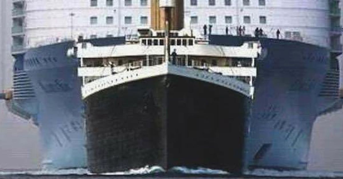 Cruise Ships then and now: A look back at cruising through the years in  pictures | Size of Titanic compared to modern ships