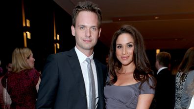 Patrick J. Adams and Meghan Markle 