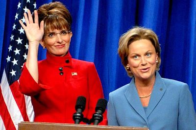 <B>The accent:</B> On <I>Saturday Night Live</I>, Fey tackled then-vice-presidential candidate, Sarah Palin.<br/><br/><B>But you'd never know she's actually...</B> Not Sarah Palin. Seriously, this impression is spot-on &#151; so spot-on it earned Fey another Emmy. Speaking to David Letterman, she described Palin's voice as the "full Alaskan wind song" &#151; "a little bit <I>Fargo</I>... a little bit Reese Witherspoon in <I>Election</I>".