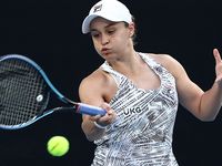 Barty holds opponent to first-set bagel