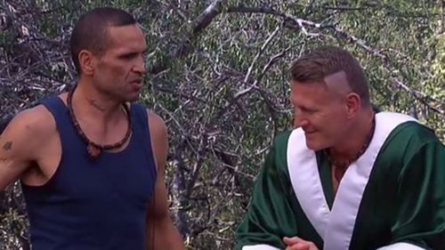 Mundine and long time rival Danny Green squared off several times during their time together on the show. (Supplied)
