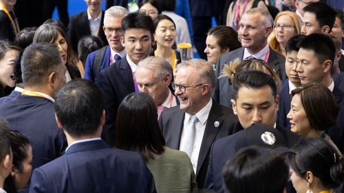 Prime Minister Anthony Albanese at the Shanghai China International Import Expo
