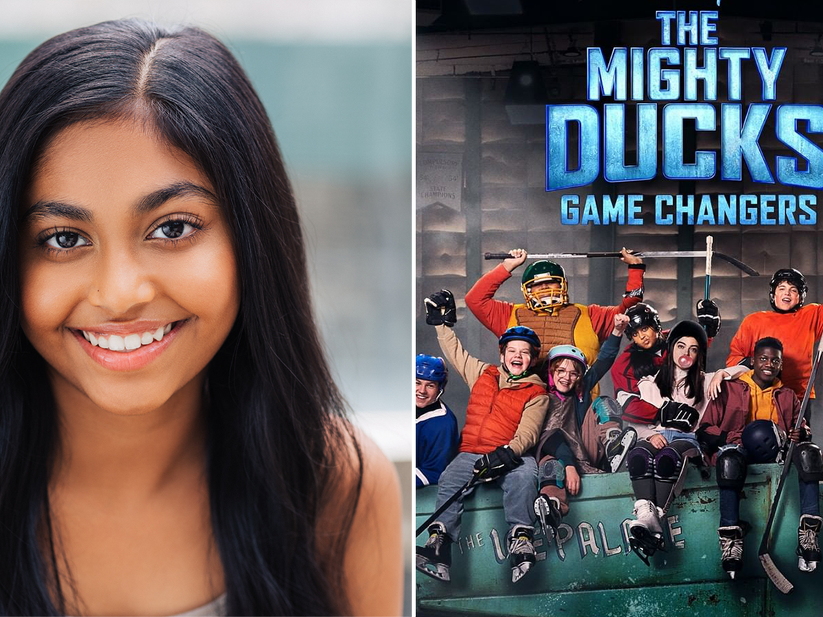 Rising star Sway Bhatia talks skating, stereotypes and starring opposite  Emilio Estevez in new Mighty Ducks series - 9Celebrity