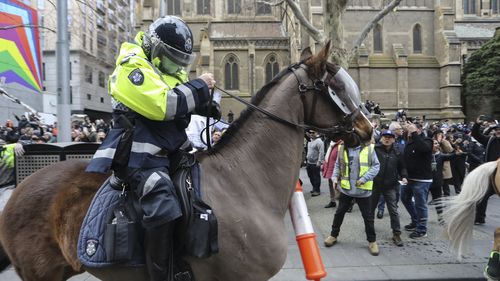 Melbourne lockdown protests