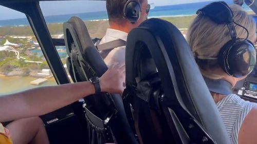 Footage from cockpit in Gold Coast helicopter crash