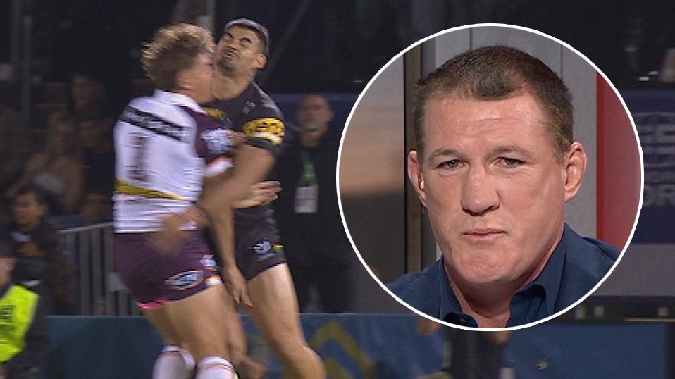 Paul Gallen is fuming at suggestions Taylan May should have been charged for his head clash with Reece Walsh.