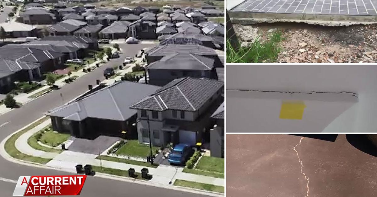 Sinking Suburb Aussie Homeowners Want Answers After Waiting Two Years For Repairs On Cracked Homes