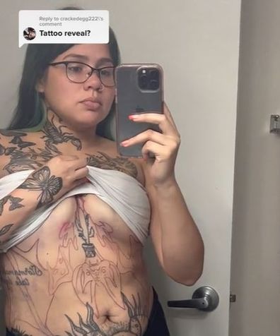 Tattoo artist body shamed woman