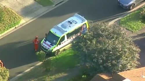 The man, aged in his 60s, died at the scene. (9NEWS)