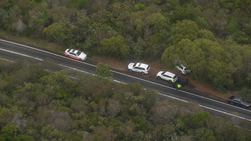 Police search the Royal National Park for evidence in relation to Sydney couple Jesse Baird and Luke Davies' alleged murder. 