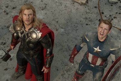 The idea of a Marvel superhero crossover has been teased since 2008’s <i>Iron Man</i>, and now, after five separate films, it's finally here, the first <i>Avengers</i> flick. Thor, the Hulk, Iron Man, Captain America... all in one movie! It's written and directed by <i>Buffy</i>'s Joss Whedon, and stars Robert Downey, Jr., Chris Evans, Chris Hemsworth, Scarlett Johansson, Samuel L. Jackson and Mark Ruffalo. <br/><br/><b><a target="_blank" href="http://yourmovies.com.au/movie/43194/the-avengers">*Vote for this movie on MovieBuzz</a></b>