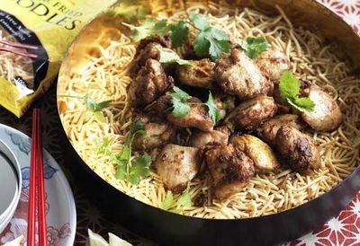 Recipe: <a href="http://kitchen.nine.com.au/2016/05/20/11/03/malaysian-fried-chicken-noodle-salad" target="_top">Malaysian fried chicken noodle salad</a>