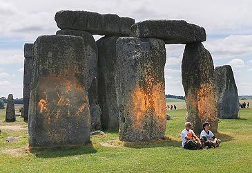 Which activist group vandalised Stonehenge in June 2024?