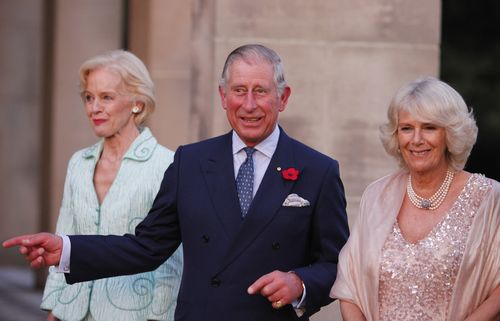 Prince Charles and the Duchess of Cornwall with then Governor-General Quentin Bryce in 2012 (AAP)