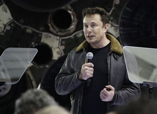SpaceX founder Elon Musk announces the first private passenger to fly round the moon in LA.